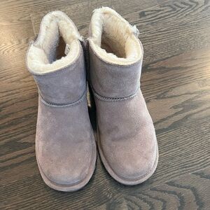 Bear Paw girl Ankle Boots with Shearling Lining glitter size 5